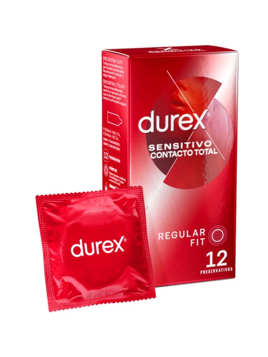 DUREX SENSITIVO CONTACTO TOTAL 12 UNIDADES