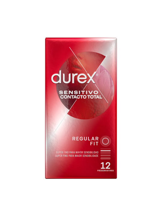 DUREX SENSITIVO CONTACTO TOTAL 12 UNIDADES