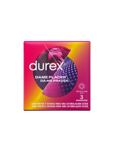 DUREX DAME PLACER 3 UNIDADES
