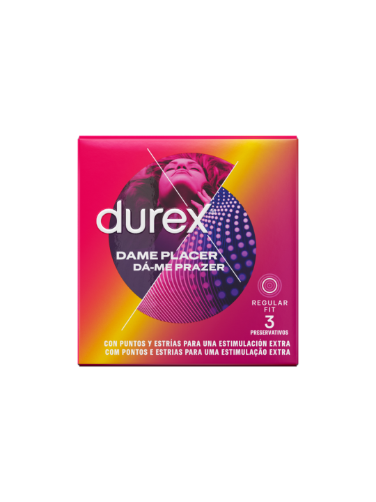DUREX DAME PLACER 3 UNIDADES