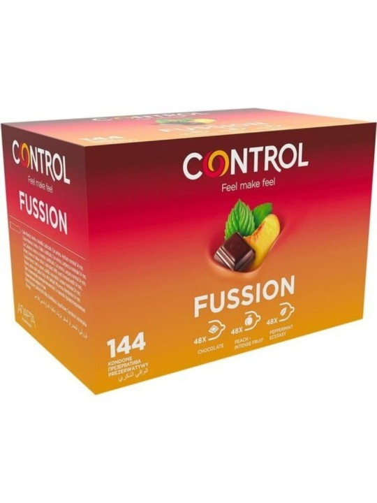 CONTROL ADAPTA FUSSION PRESERVATIVOS 144 UNIDADES