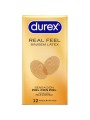 DUREX PRESERVATIVOS REAL FEEL SIN LATEX 12 UNIDADES