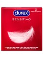 DUREX PRESERVATIVOS SENSITIVO 3 UNIDADES