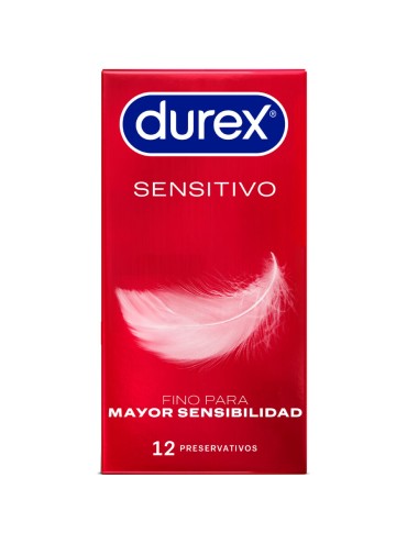 DUREX PRESERVATIVOS SENSITIVO 12 UNIDADES