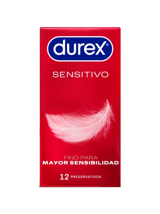DUREX PRESERVATIVOS SENSITIVO 12 UNIDADES