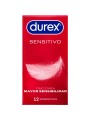 DUREX PRESERVATIVOS SENSITIVO 12 UNIDADES