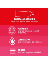 DUREX PRESERVATIVOS SENSITIVO 12 UNIDADES