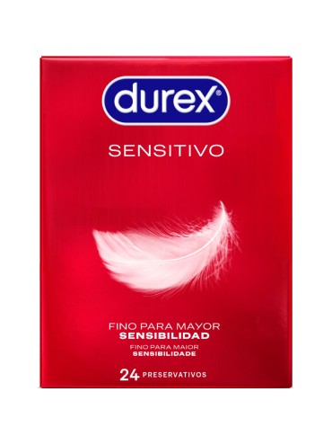 DUREX PRESERVATIVOS SENSITIVO 24 UNIDADES