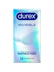 DUREX PRESERVATIVOS INVISIBLE ULTRA FINO 12 UNIDADES