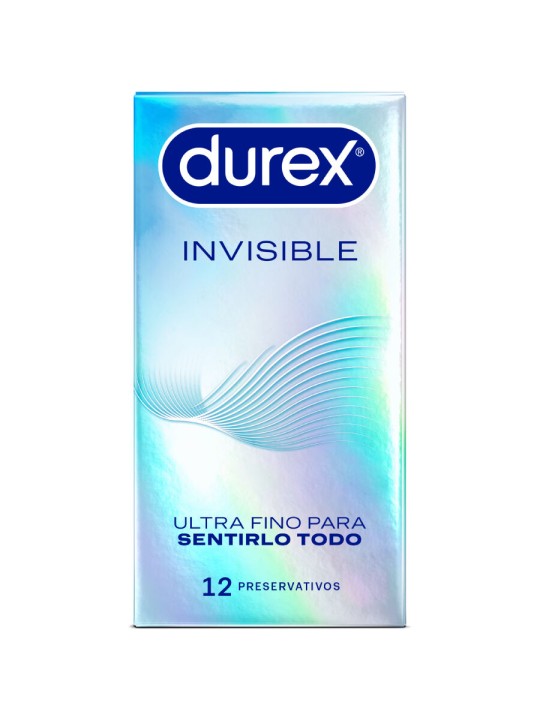 DUREX PRESERVATIVOS INVISIBLE ULTRA FINO 12 UNIDADES