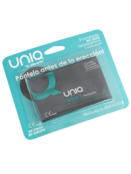 UNIQ SMART PRESERVATIVOS PRE ERECCION SIN LATEX 3 UNIDADES