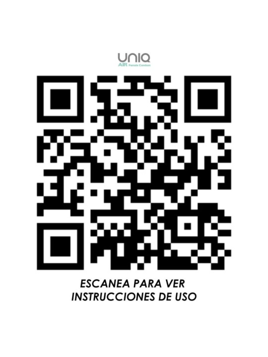 UNIQ AIR PRESERVATIVO FEMENINO SIN LATEX 3 UNIDADES