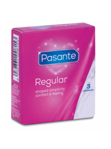 PASANTE CONDOM GAMA REGULAR 3 UNIDADES