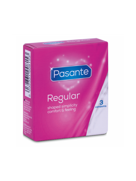 PASANTE CONDOM GAMA REGULAR 3 UNIDADES