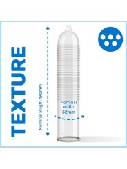 PASANTE PRESERVATIVOS PUNTEADOS MS PLACER 12 UNIDADES