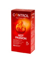 CONTROL HOT PASSION PRESERVATIVOS EFECTO CALOR 10 UNIDADES
