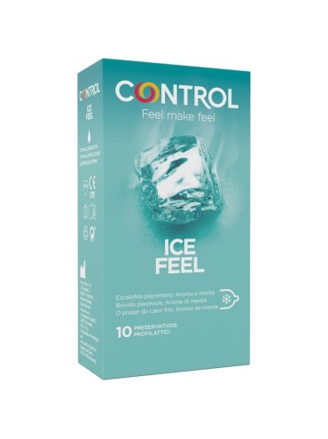 CONTROL ICE FEEL PRESERVATIVOS EFECTO FRIO 10 UNIDADES