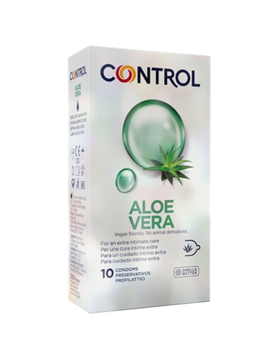CONTROL PRESERVATIVOS CON ALOE VERA 10 UNIDADES