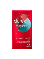 DUREX SENSITIVO SLIM FIT 10 UNIDADES