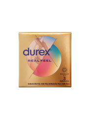DUREX REAL FEEL PRESERVATIVOS 3 UNIDADES