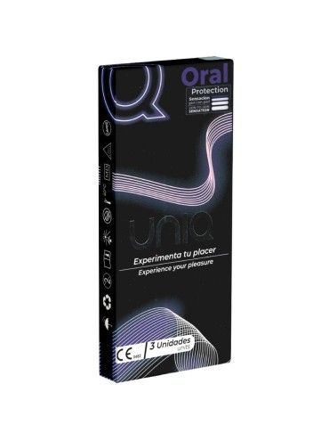 UNIQ ORAL MASK PRESERVATIVOS SIN LATEX 3 UNIDADES