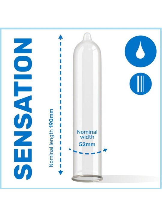 PASANTE PRESERVATIVO SENSITIVE BOLSA 144 UNIDADES