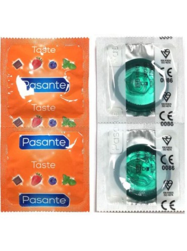 PASANTE PRESERVATIVO SABOR MENTA BOLSA 144 UNIDADES