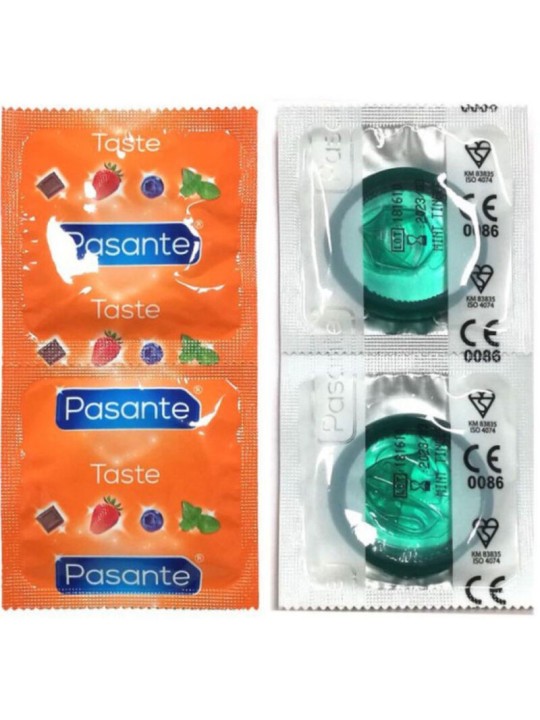 PASANTE PRESERVATIVO SABOR MENTA BOLSA 144 UNIDADES