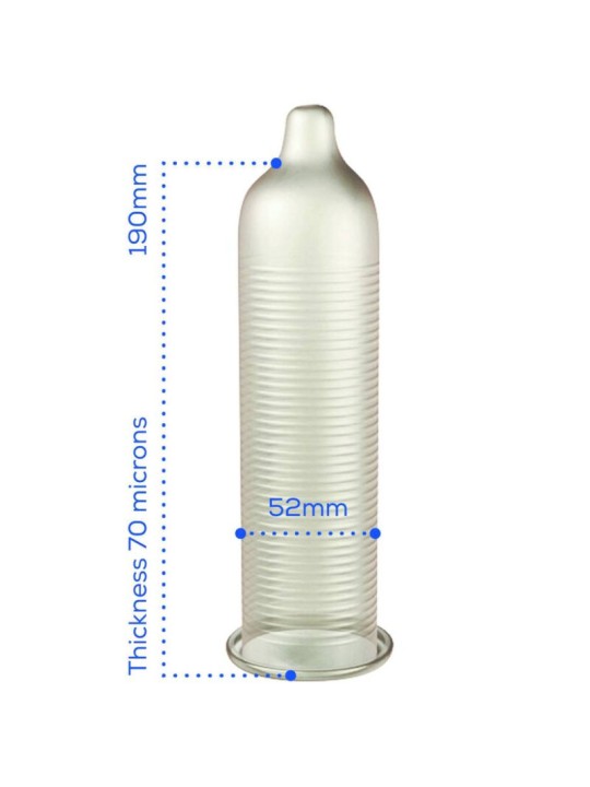 PASANTE PRESERVATIVO EFECTO CALOR BOLSA 144 UNIDADES