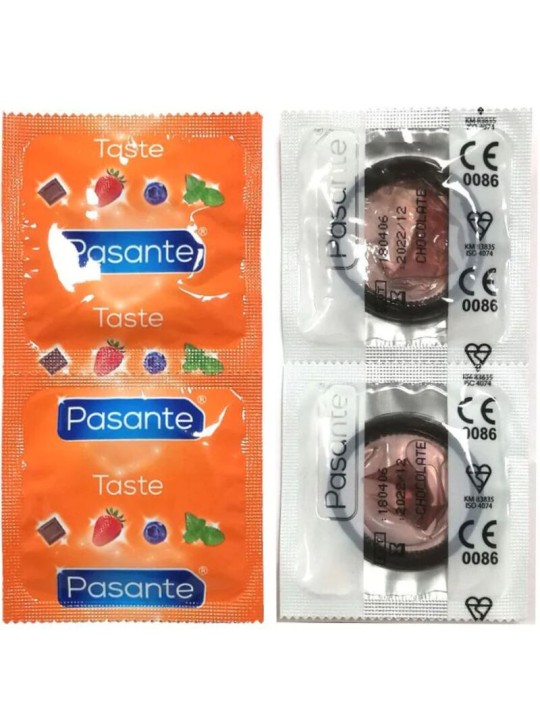 PASANTE PRESERVATIVO SABOR CHOCOLATE BOLSA 144 UNIDADES