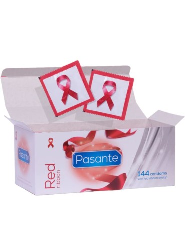 PASANTE PRESERVATIVOS RED RIBBON 144 UNIDADES