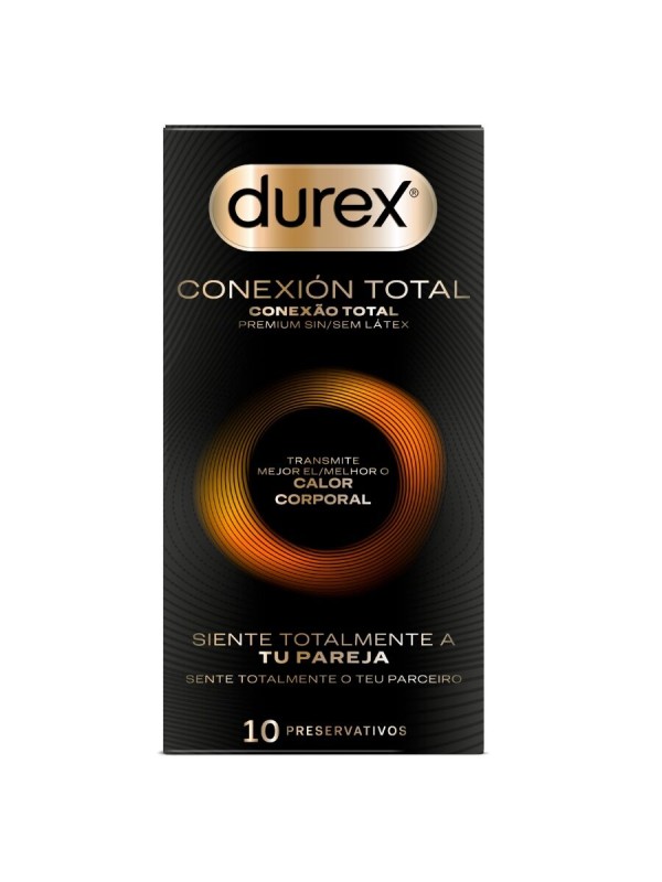 DUREX CONEXION TOTAL ULTRA FINO PLUS SIN LATEX 10 UNIDADES