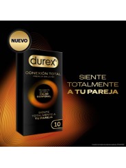DUREX CONEXION TOTAL ULTRA FINO PLUS SIN LATEX 10 UNIDADES