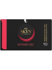 SKYN PRESERVATIVO INTENSE FEEL TEXTURA CON DISENO ONDULADO 10 UNIDADES