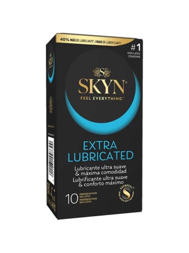 SKYN PRESERVATIVO EXTRA LUBRICADO 10 UNIDADES