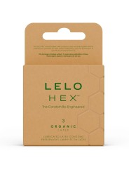 LELO HEX ORGANIC PRESERVATIVO CAJA 3 UDS