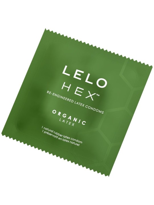 LELO HEX ORGANIC PRESERVATIVO CAJA 3 UDS