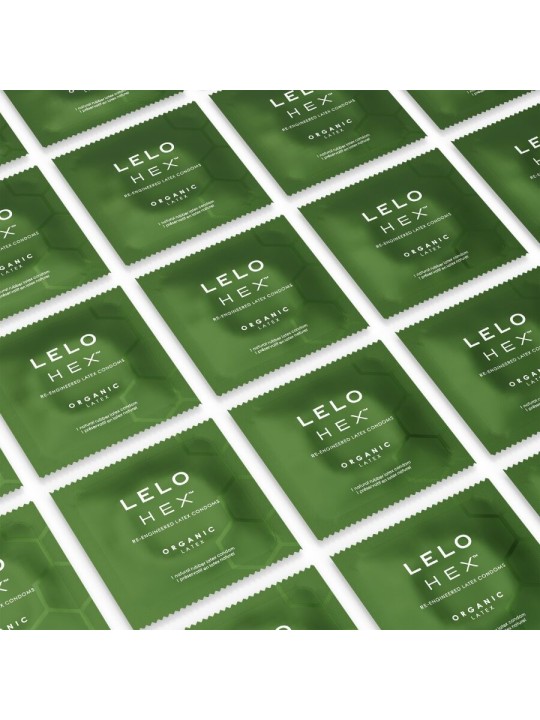 LELO HEX ORGANIC PRESERVATIVO CAJA 3 UDS LELO HEX ORGANIC PRESERVATIVO CAJA 3 UDS