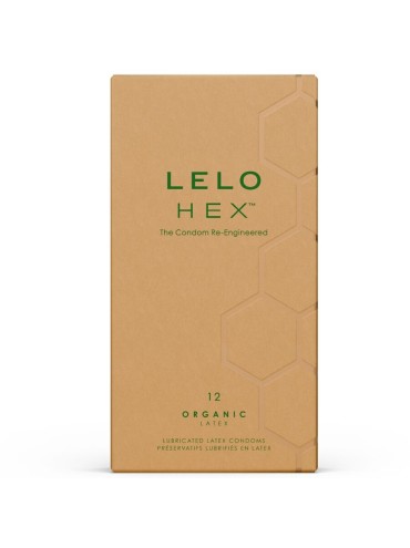 LELO HEX ORGANIC PRESERVATIVO CAJA 12 UDS