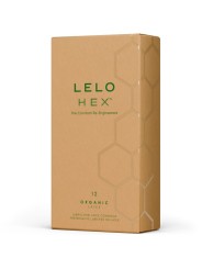 LELO HEX ORGANIC PRESERVATIVO CAJA 12 UDS