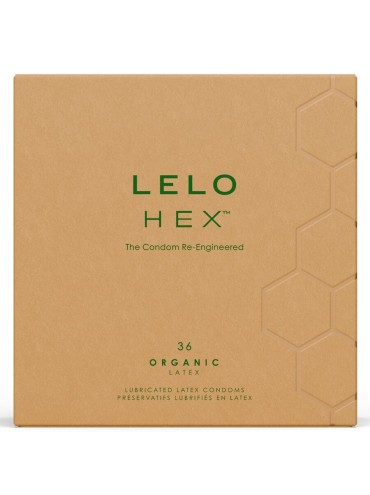 LELO HEX ORGANIC PRESERVATIVO CAJA 36 UDS