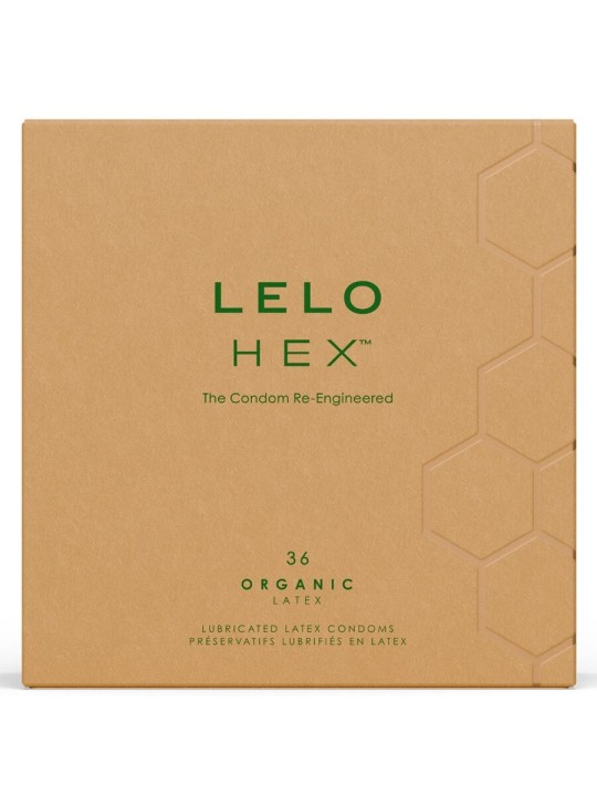 LELO HEX ORGANIC PRESERVATIVO CAJA 36 UDS