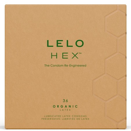 LELO HEX ORGANIC PRESERVATIVO CAJA 36 UDS
