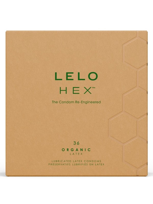 LELO HEX ORGANIC PRESERVATIVO CAJA 36 UDS