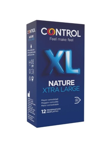 CONTROL ADAPTA NATURE XL PRESERVATIVOS 12 UNIDADES