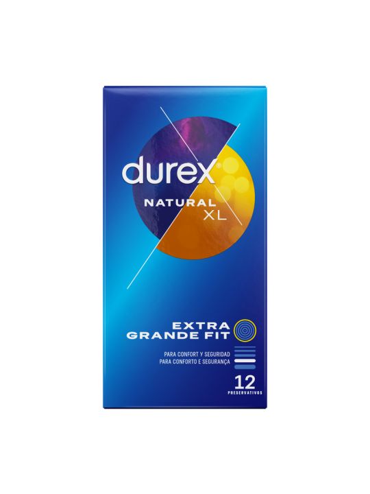 DUREX NATURAL XL 12 UNIDADES