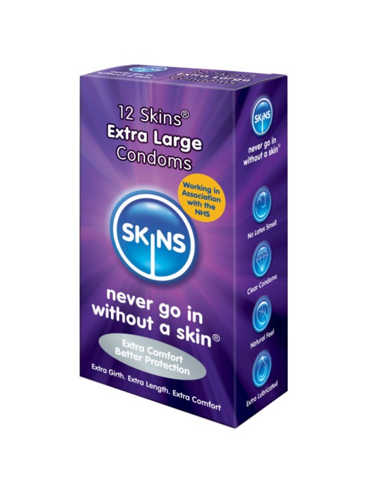 SKINS PRESERVATIVO XXL 12 UDS