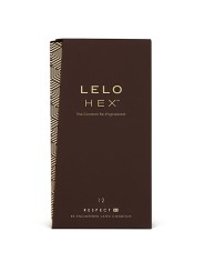 LELO HEX PRESERVATIVO RESPECT XL 12 PACK