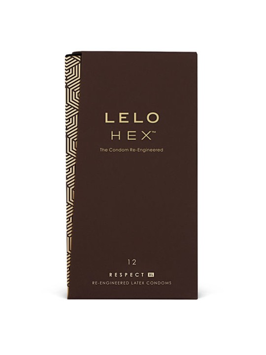 LELO HEX PRESERVATIVO RESPECT XL 12 PACK