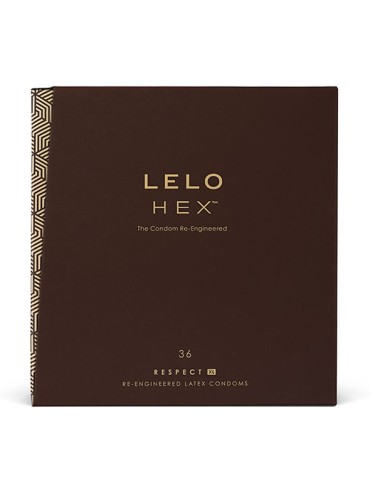 LELO HEX PRESERVATIVO RESPECT XL 36 PACK